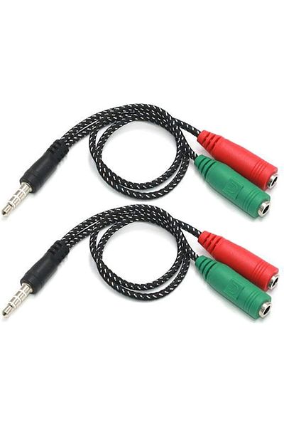 erorex Headphone Jack Adapter For Iphone Aux Audio Earphone Splitter 2 Way For Iphone Pad 4 In 1 Lighting