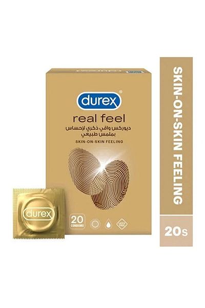 Durex واقيات ذكرية Real Feel 20