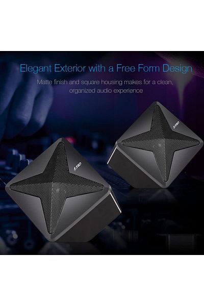 erorex مكبرات صوت Hi Fi Sound Performance 2.0 R40Bt بتصميم خشبي