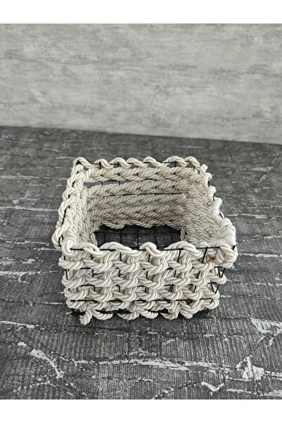 Sorgun Kadın Kooperatifi Wicker Braided Decorative Napkin Holder 15 cm