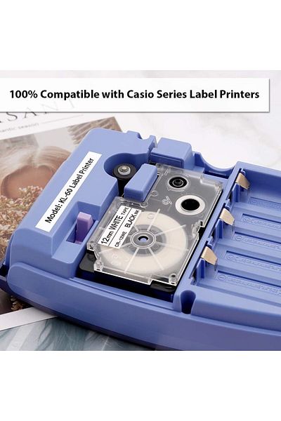 erorex Xr 12We 12Mm Label Tape Replacement For Casio
