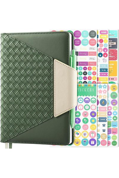 erorex Undated Weekly Planner Daily And Monthly Diary With Stickers And Pen 12 Month Journey For Life Work
