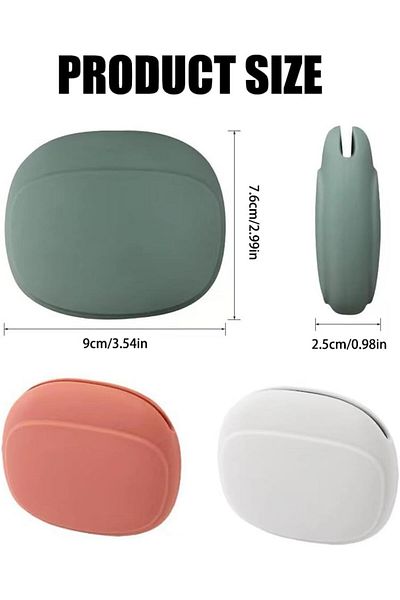 erorex حافظة لجهاز Airpods غطاء سيليكون واقي لجهاز Airpod 2&1 حافظة شحن لاسلكي عبوة من قطعتين