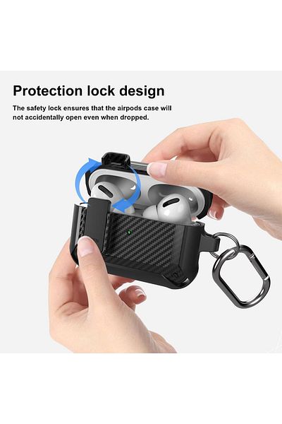 erorex Luxury Genuine Cow Leather Case Airpods Pro For Airpod 3 Case With Keychain Protective Cover