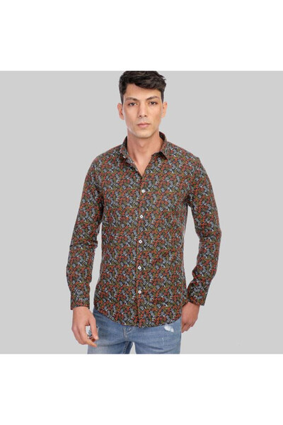 COUP قميص رجالي كاجوال 1200001 2xl-كاكي