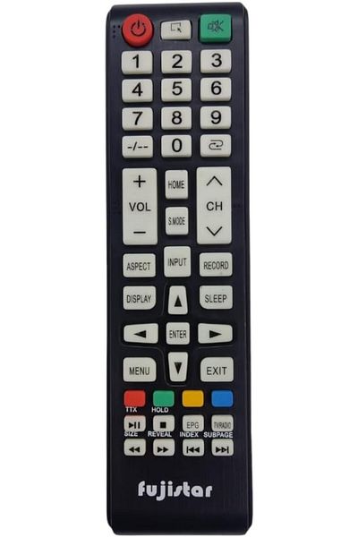 erorex جهاز تحكم عن بعد بديل متوافق مع تلفزيون KMC الذكي LCD LED باللون الأسود