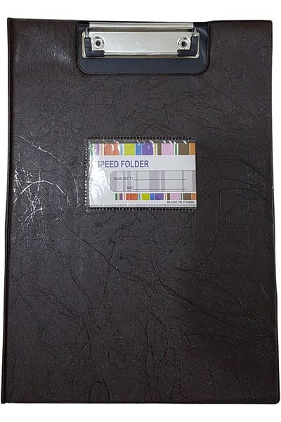 erorex Clipboard With A4 Brown And Black File Folder