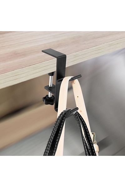 erorex Headphone Stand 3 In 1 Gaming Headphone & Controller Holder Adjustable Clamp Headphone Stand Under