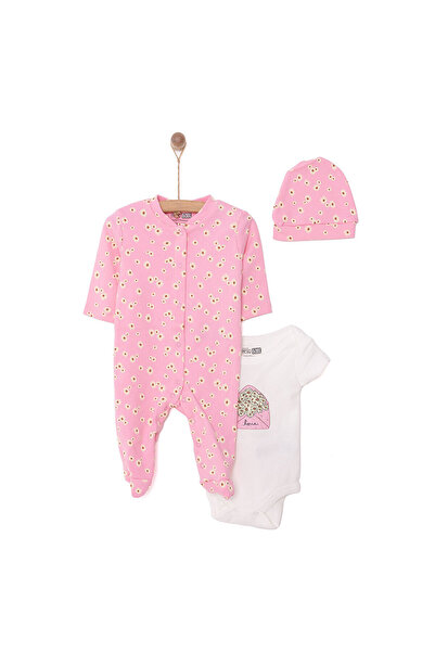 ebebek Hello Baby HelloBaby Kız Tulum-Body-Şapka Kız Bebek