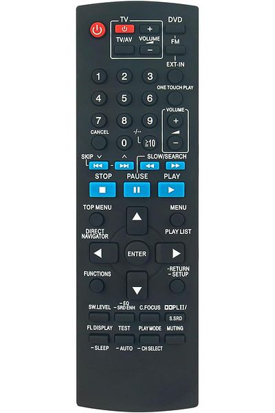 erorex جهاز تحكم عن بعد بديل FSR86 ZP80780 مناسب لمكبرات الصوت Yamaha YSP 1600 وYSP1600 وSRT 1500 وSRT1500