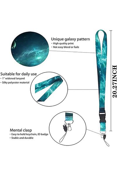 erorex 1Pieces Detachable Neck Lanyard Strap With Quick Release Buckles For Women Men Kids Lanyard For Id
