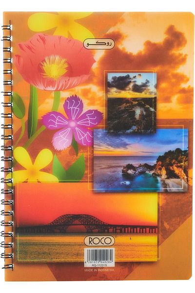 erorex Square Ruled Notebook 40 Sheets A5 Size Multicolor