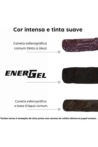 erorex Energel Infree Gel Pen 0.5 Mm Tip Size Black