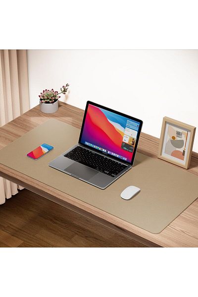 erorex Leather Desk Mat Desk Pad Desktop Mat Waterproof Desk Mat For Desktop Desk Mat For Keyboard And