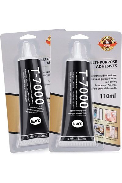 erorex 2 X 110Ml T 7000 Pone Repair Glue Multipurpose T 7000 Super Glue Semi Fluid Black Adhesive For