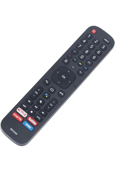 erorex جهاز تحكم عن بعد بديل صوتي Erf2F60H مناسب لتلفزيون Hisense الذكي 40A5700Fa 40A35Eeas 43A35Eeas Sub