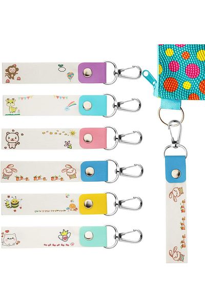 erorex Backpack Name Keychain Kids Name Labels With Pen Name Tag Clips Child Id Bag Tags Name Clips For