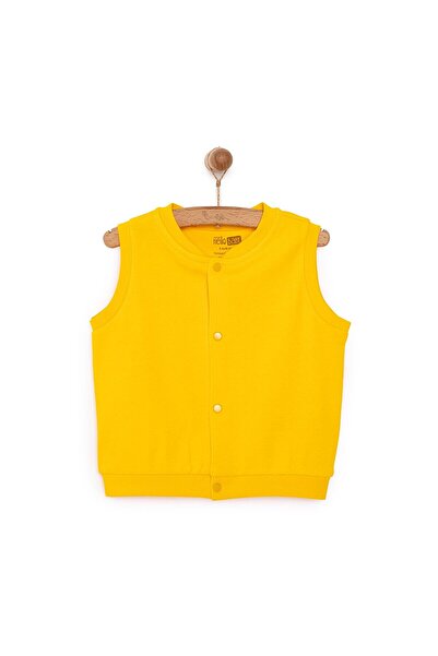 ebebek Hello Baby HelloBaby Erkek Bebek Basic Yelek İnterlok Düğmeli