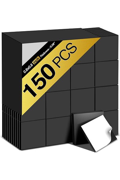 erorex Adhesive Magnetic Squares Flexible Sticky Magnetic Tape（Each 20X20X2Mm） Magnetic On One Side And