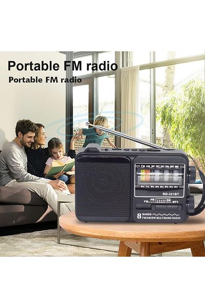 erorex مكبر صوت محمول MP3 مع راديو FM وUSB Dlc Sp3167