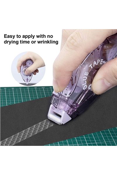 erorex 4 Pack Glue Tape For Scrapbooking Scrapbook Tape Double Sided Tape Roller For Crafts 26 Ft X 0.31