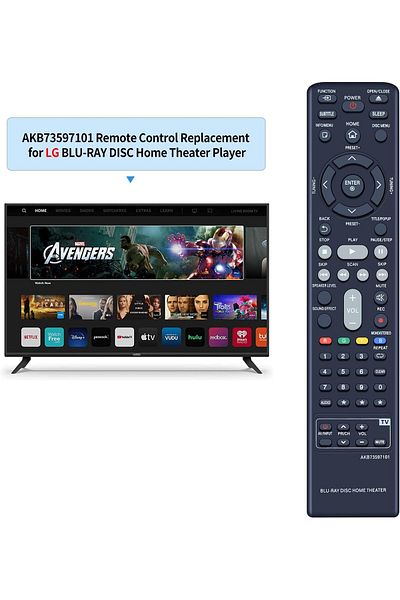 erorex New Ah59 02550A Remote Fit Replacement For Samsung Ht F453K Ht F453Hk Ht F445K Ht F455K Ht F450Bk