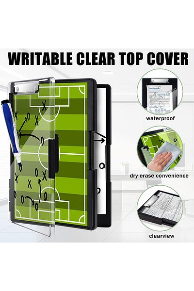 erorex Heavy Duty Clipboard With Storage 34 Inch X24 Inch 2 Compartments Includes Dry Erase Pen And Coach