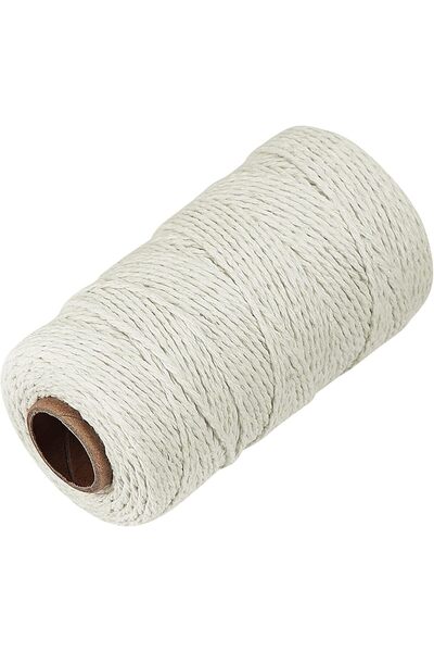 erorex Beige Cotton Butchers Twine String 3Mm Twine For Crafts Bakers Twine Natural Twine For Crafts