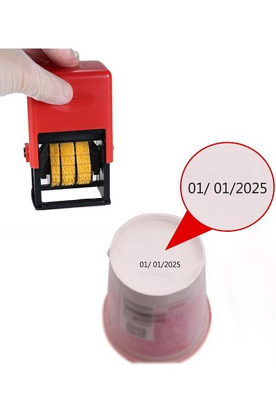 erorex Date Stamp Printer Handheld Portable Quick Drying Ink Date Printing Coding Machine For Food Plastic