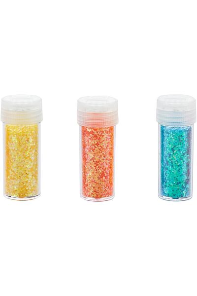 erorex Glitter Glue 3 Piece Rainbow Glue Stick Set For Arts And Crafts Projects Slime Supplies
