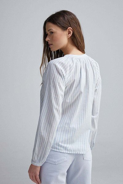 Springfield Mandarin Collar Volume Blouse