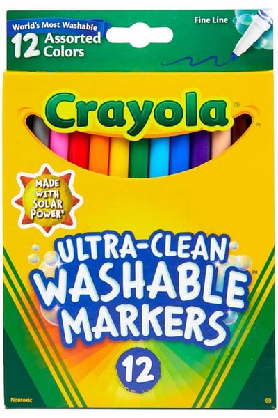 erorex 12 Ct. Ultra Clean Washable Colormax Markers 1 Of Piece