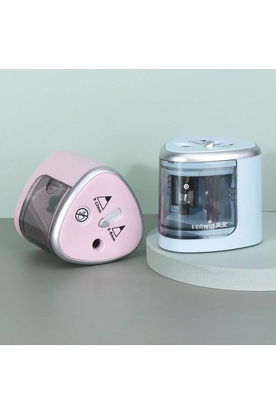 erorex Electric Pencil Sharpener Double Hole Multi Functional Automatic Electric Pencil Sharpener Battery