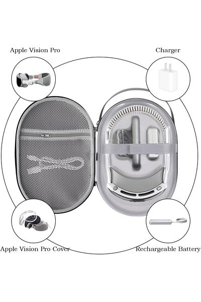 erorex Hard Case For Airpods Max Travel Carrying Headphone Case With Airpods Max Silicone Earpad Cover Ear