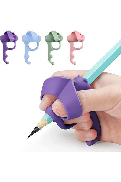 erorex Pencil Grips Pencil Grips For Kids Handwriting Ergonomic Writing Training Aid Correction Silicon