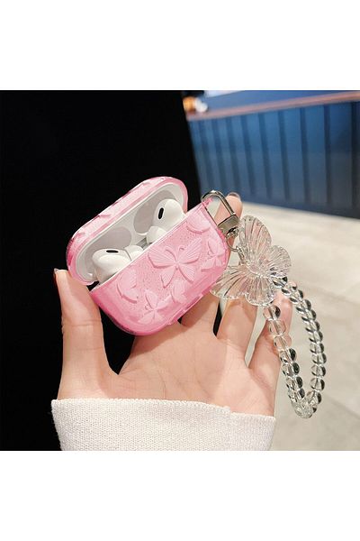 erorex غطاء شريط كاسيت لعلبة سماعات الرأس لجهاز Airpods Pro من الجيل الثاني مقاوم للصدمات