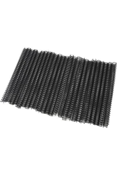 erorex 100Pcs Double Loop Wire Binding Spine 60 Sheet Capacity 3:1 Pitch Double Spiral Binding Ring Coil