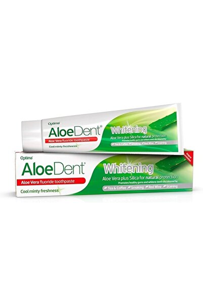AloeDent معجون أسنان مبيض بنكهة النعناع البارد مع الفلورايد 100 مل
