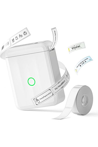 erorex Label Maker Bluetooth Label Printer Household Organization D110 Label Maker Machine With Tape