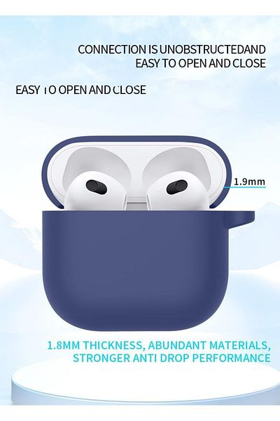 erorex Case For Xiaomi Buds 4 Pro Silicone Shockproof Case Cover Soft Silicone Skin Case Premium Silicone