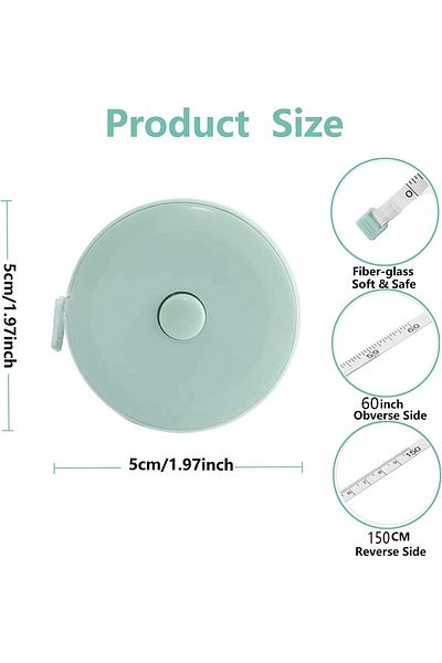 erorex 3 Pcs Soft Sewing Tape Measure For Body Measuring 60 Inches Mini Measurement Tape Premium
