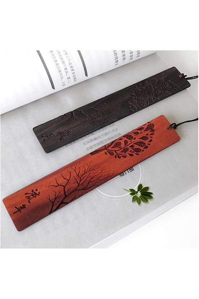 erorex Bookmark Wooden Bookmark For Handmade Carving Wood Bookmark For Natural Wood Bookmarks Set With