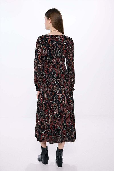 Springfield Paisley Print Midi Dress