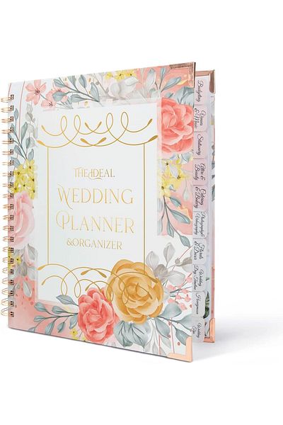 erorex Wedding Planner Book For The Bride Wedding Checklist And Budget Planner Hard Cover Bridal Planning