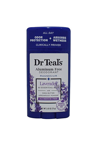 Dr Teals مزيل عرق خالي من الألومنيوم برائحة اللافندر والفانيليا 75 جرام