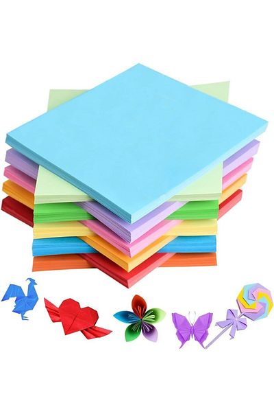 erorex 100 Sheets Colored Cardstock A4 180Gsm Thick Color Paper Sheets Construction Paper For Printing