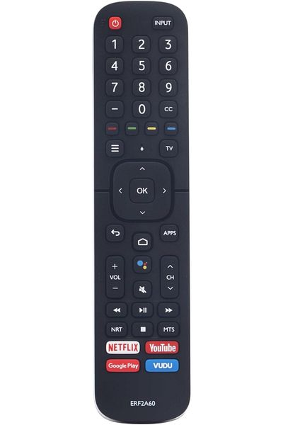 erorex جهاز تحكم عن بعد بديل صوتي Erf2F60H مناسب لتلفزيون Hisense الذكي 40A5700Fa 40A35Eeas 43A35Eeas Sub