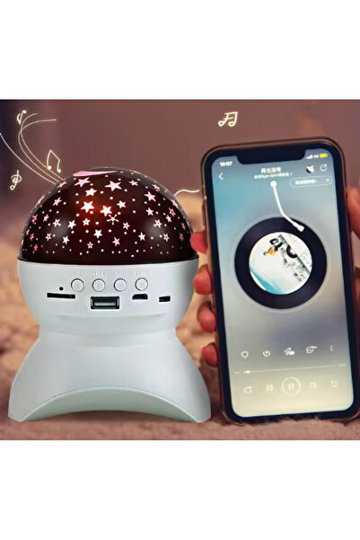 nesever store Nesever Bluetoothlu Şarjlı Yıldız Projeksiyon
