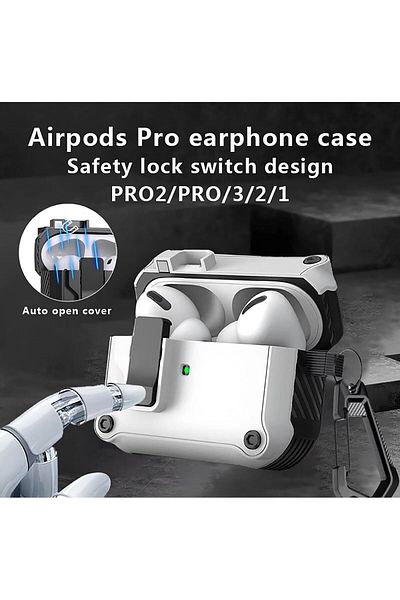 erorex جراب حماية شفاف لسماعات Airpods Pro 2 إصدار 2023، طقم غطاء شفاف من السيليكون TPU لأجهزة Airpods