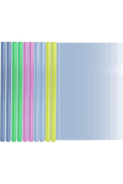 erorex Clear Report Covers A4 Size With Sliding Bars 11Mm Presentation File Folders Binder 130 Sheet